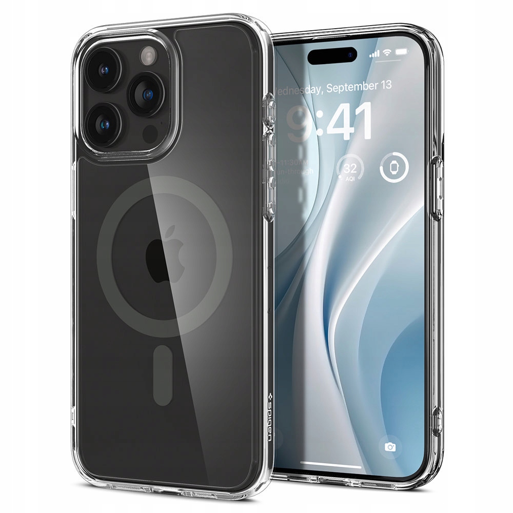 Chrbát Spigen pre Apple iPhone 15 Pro Max Ultra Hybrid Mag, bezfarebný